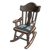 Teal Rocking Chair