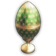 Зеленое яйцо Фаберже