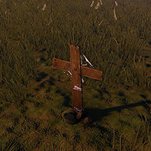 Wooden Grave Cross
