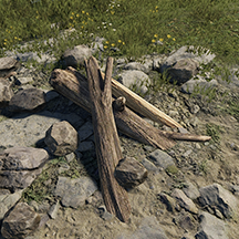 Medium pile of Driftwood