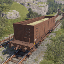 Unloadable Train Wagon