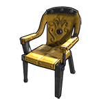 Yellow Ornate Chair