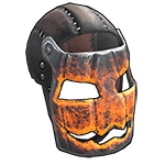 Glowing Metal Pumpkin Mask