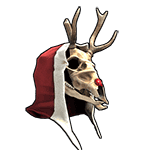 Rudolph Skull Mask