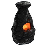 Polished Obsidian Furnace
