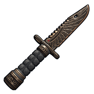 Bronze Raven Knife