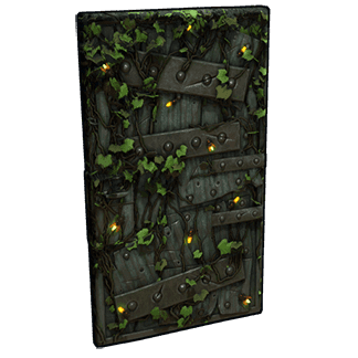 Fireflies Metal Door